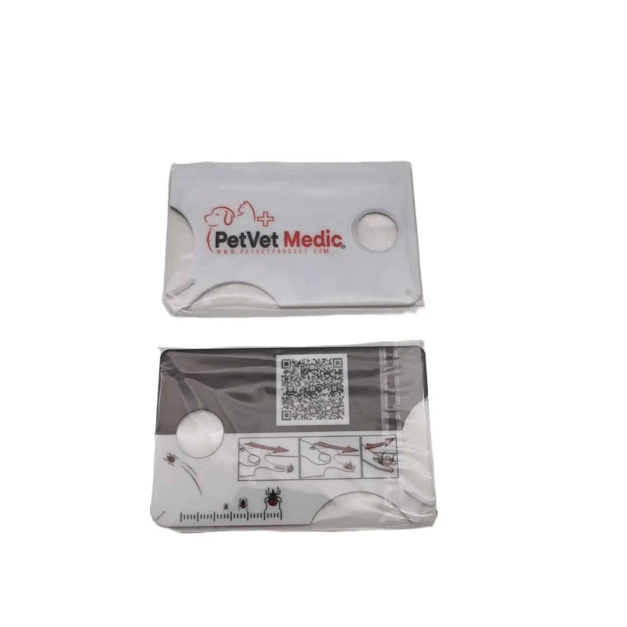 PetVet Medic Card Tick Remover – Safe, Easy, and Vet-Approved Tick Removal for Pets & People. Pet Tick Removal Tool, Pocket Tick Remover