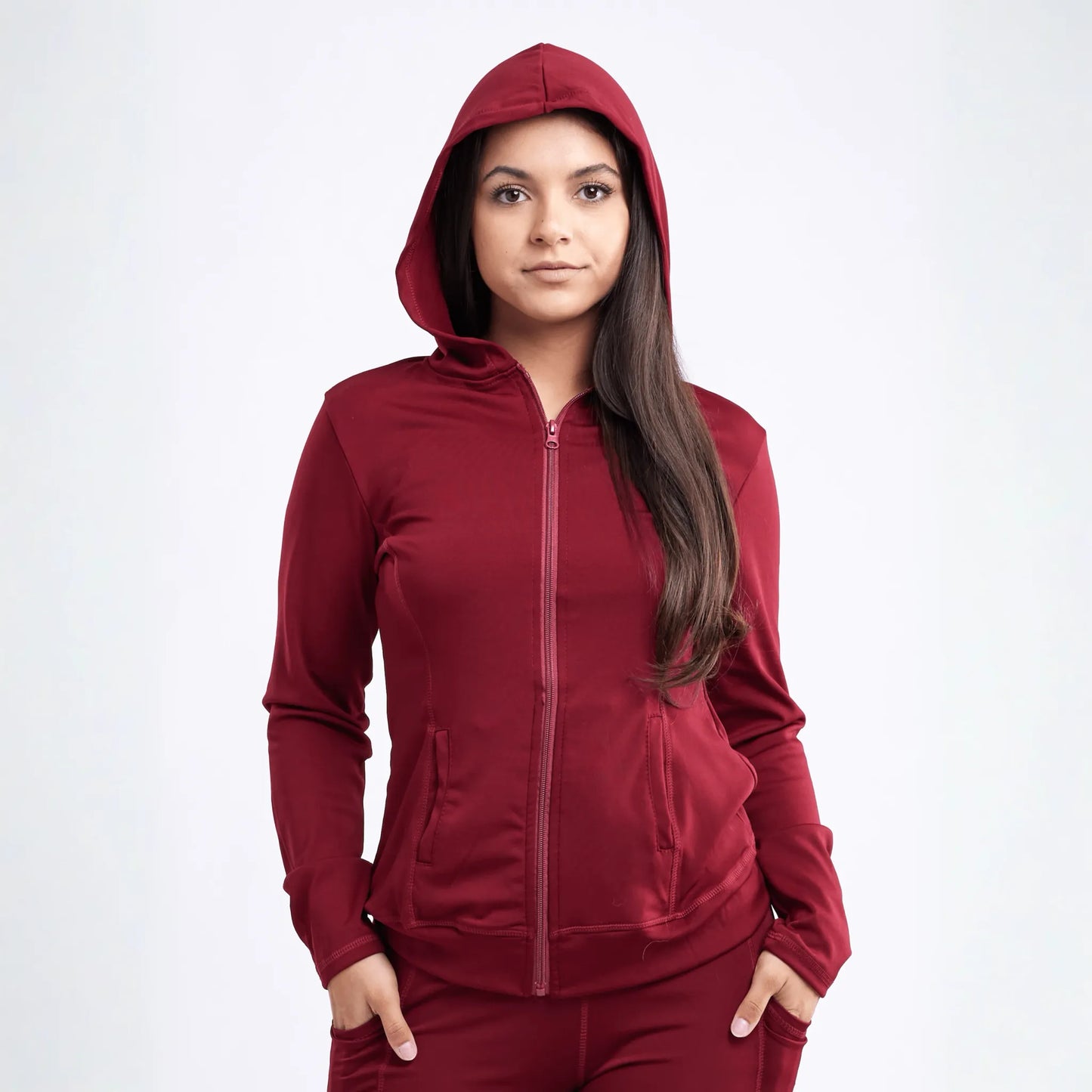 JupiterGear Athletic Fitted Zip-Up Hoodie Jacket with Pockets