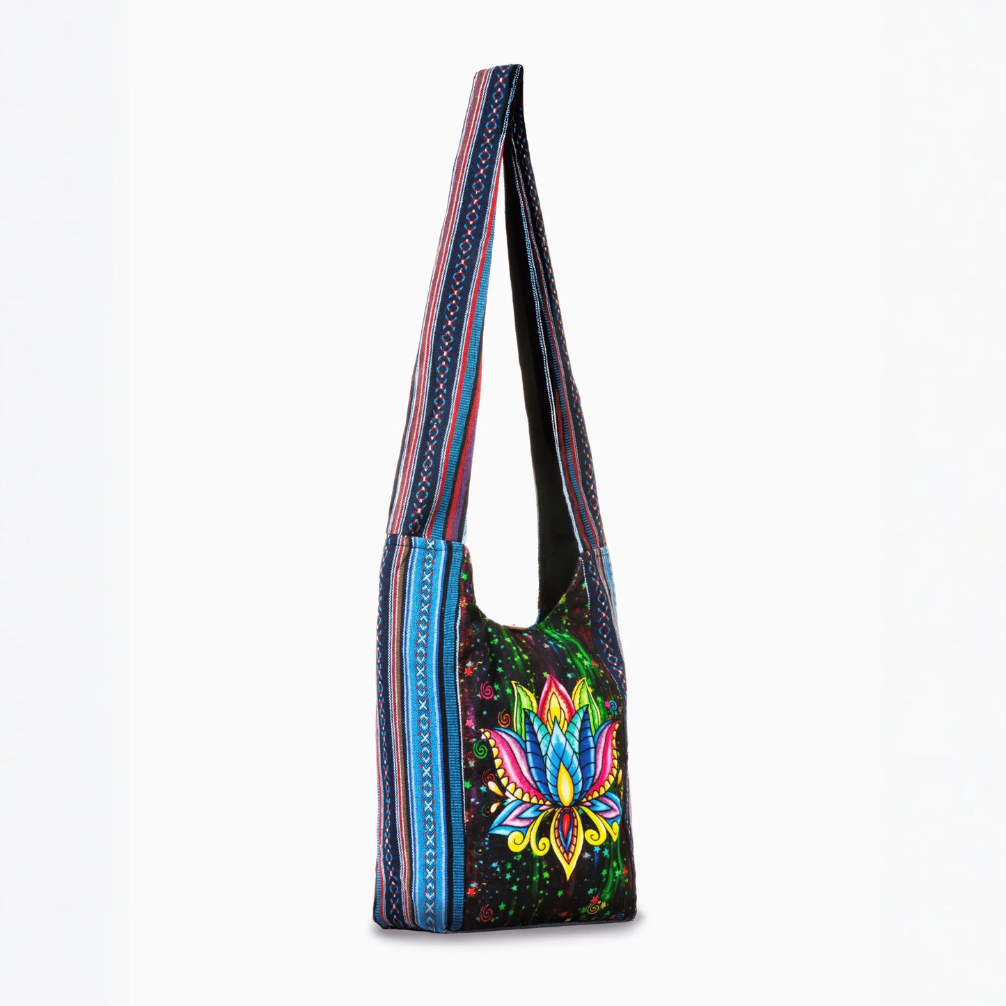 Kathmandu Collection Lotus Handmade Hobo Bag