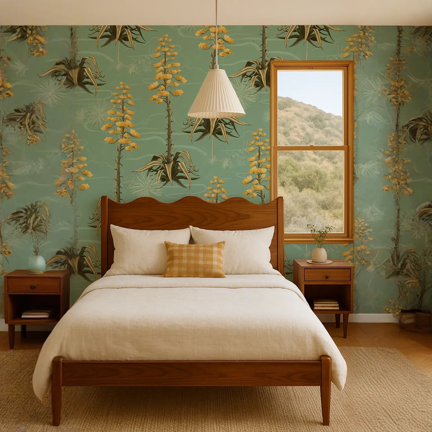 Agave Valley Wallpaper, mint