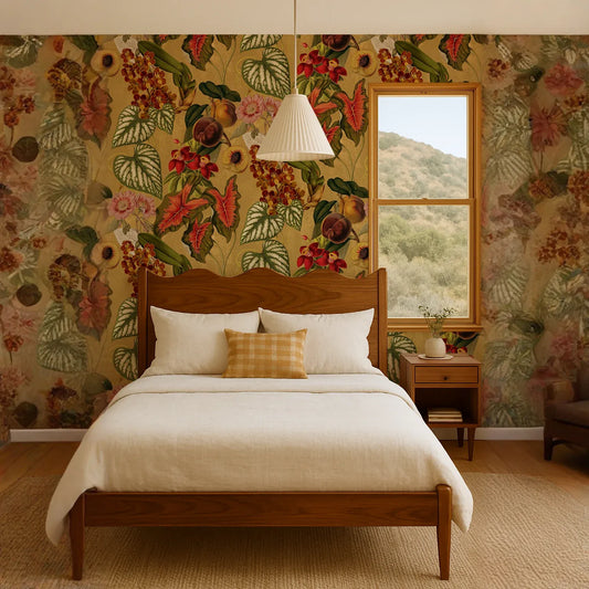 Cali Tropicale Wallpaper, yellow