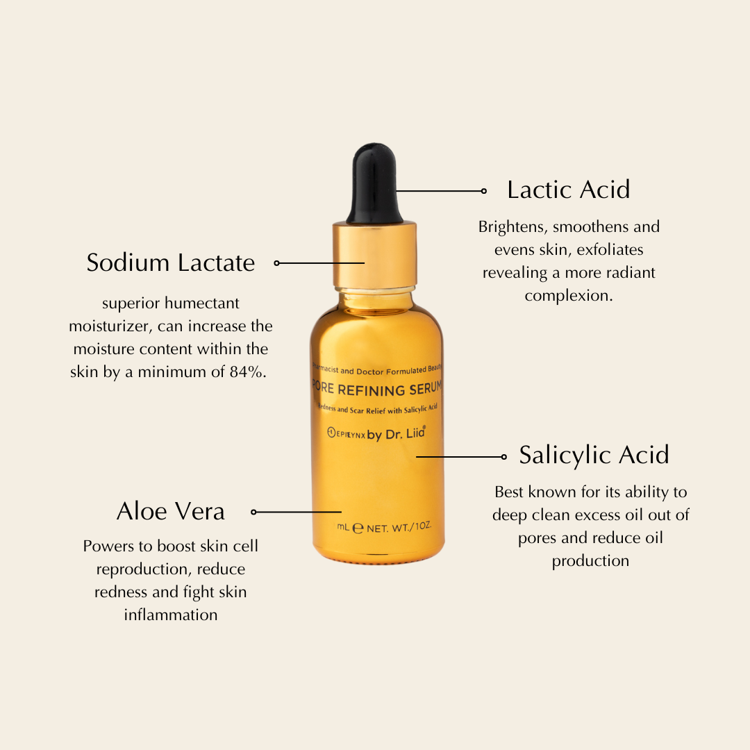 Pore Refining, Illuminating Serum with Lactic and Salicylic Acid - Gentle