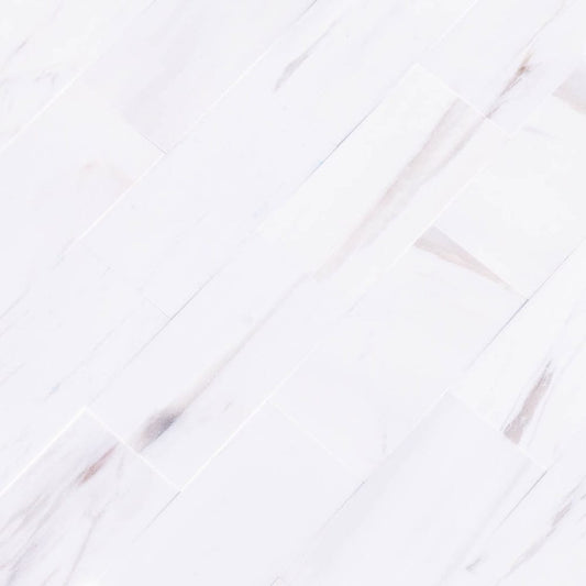 Bianco Dolomite Marble Tile Honed-Floor Collection - Livfloors Collection