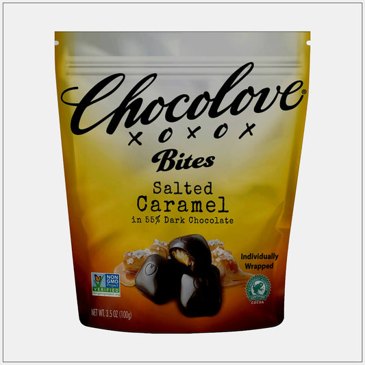 Bites – Salted Caramel Dark Chocolate