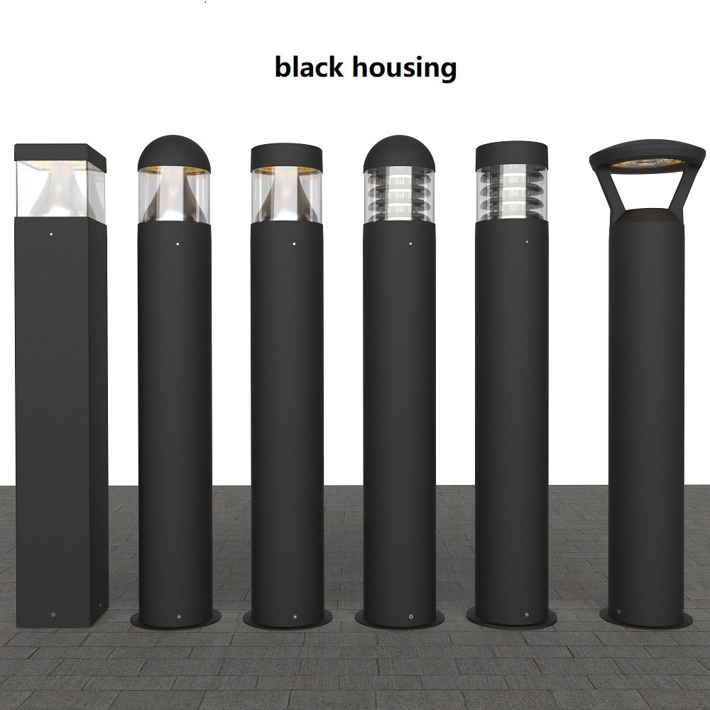 Outdoor Commercial LED Path Bollard Light Watt Tunable 14W/19W/24W Color Tunable 3000K 4000K 5000K 120-277V Dimmable