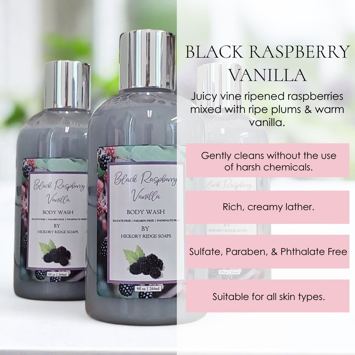 Black Raspberry Vanilla Body Wash