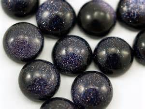 Blue Goldstone Cabochon Round 10mm