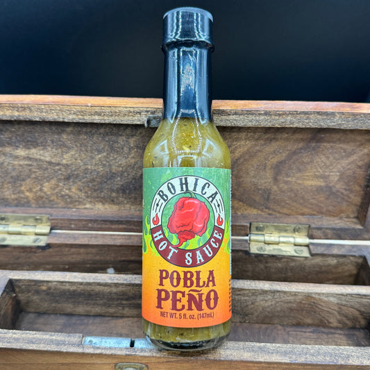 Bohica Hot Sauce - Pobla Peño - Bohica Pepper Hut - Little Red General Store
