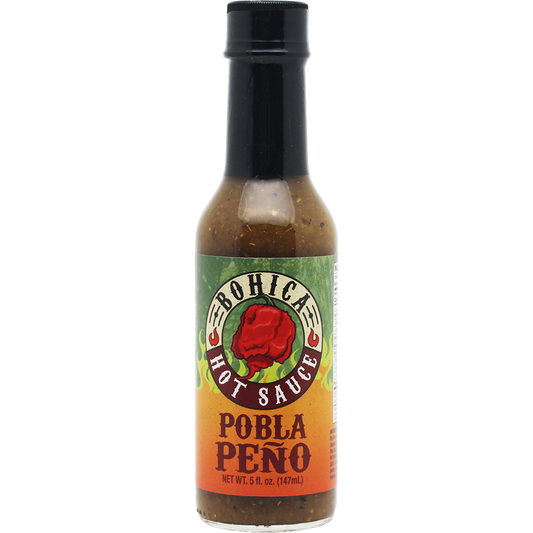 Bohica Hot Sauce - Pobla Peño - Bohica Pepper Hut - Little Red General Store