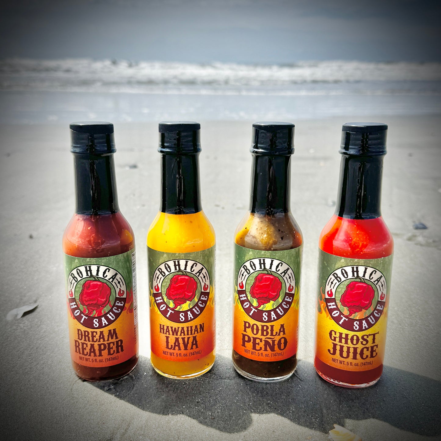 Bohica Hot Sauce - The Set (4 Pack) - Bohica Pepper Hut - Little Red General Store