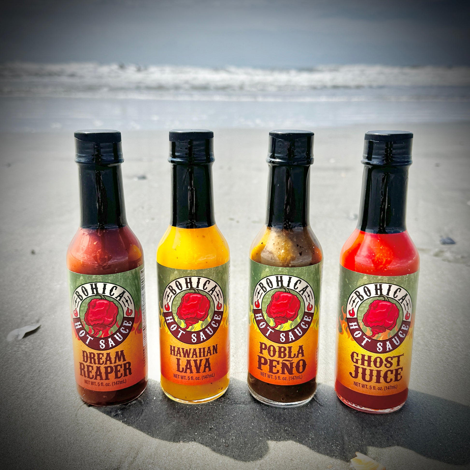 Bohica Hot Sauce - The Set (4 Pack) - Bohica Pepper Hut - Little Red General Store