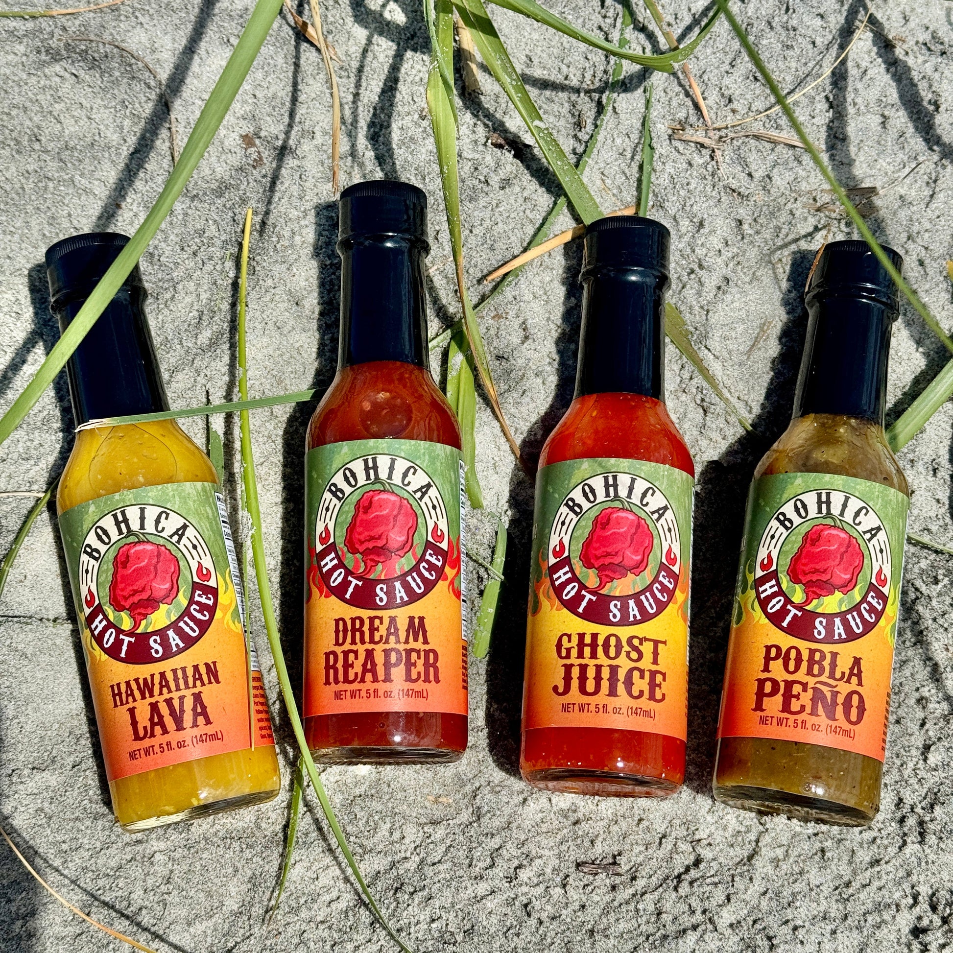 Bohica Hot Sauce - The Set (4 Pack) - Bohica Pepper Hut - Little Red General Store
