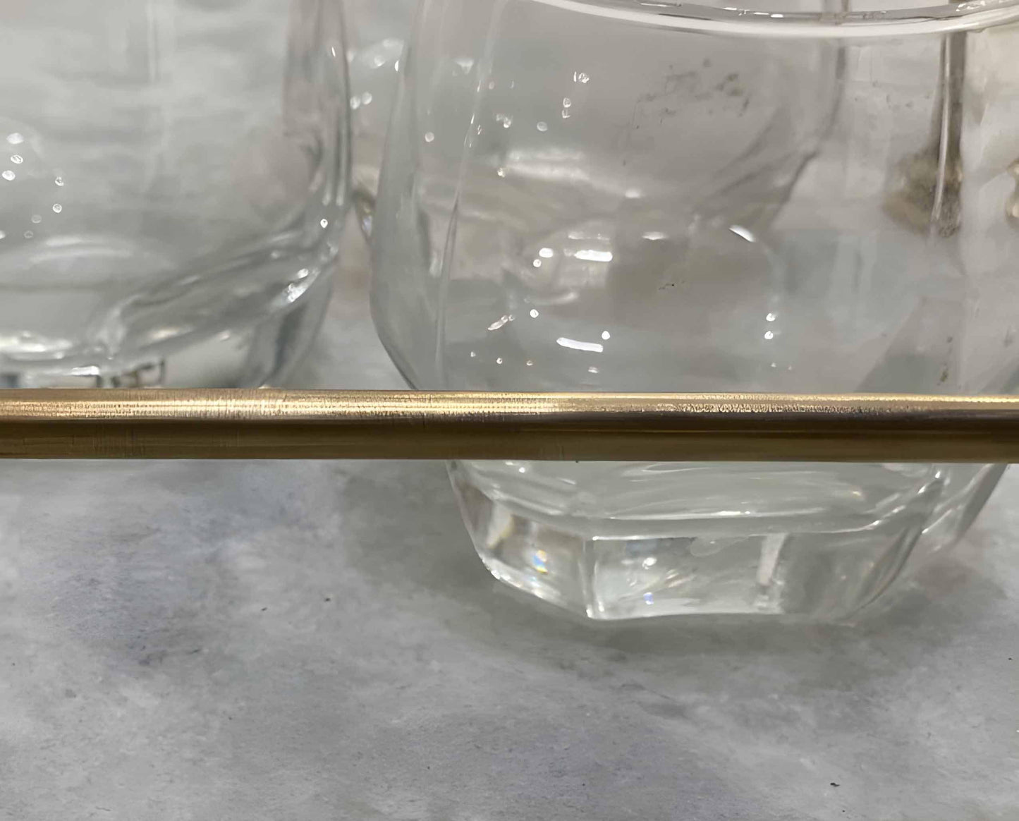 Victorian Brass Gallery Rail - Antique Brass