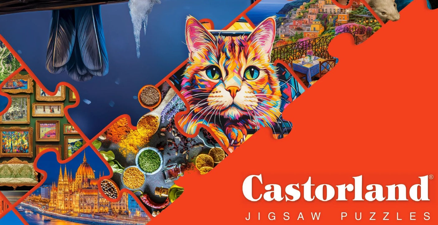 2000 Piece Jigsaw Puzzle, Santorini, Greece, Aegean Sea, Touristic place, Travel jigsaw puzzles, Holiday place, Mediterranean, Adult Puzzle, Castorland C - 200672 - 2 - Bridge Toys - Premium Jigsaw Puzzles - Little Red General Store