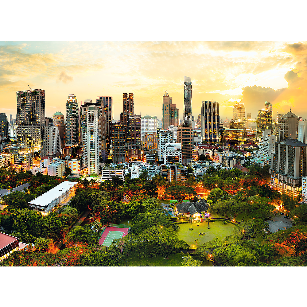 3000 Piece Jigsaw Puzzles, Sunset in Bangkok, Thailand, Cityscape puzzle, Adult Puzzle, Trefl 33060 - Bridge Toys - Premium Jigsaw Puzzles - Little Red General Store