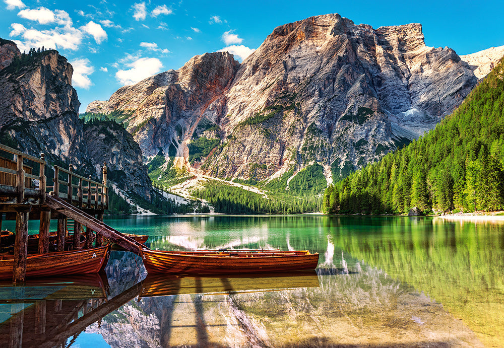 1000 Piece Jigsaw Puzzle, The Dolomites Mountains, Italy, Idyllic view, Landscape puzzle, Adult Puzzle, Castorland C - 103980 - 2 - Bridge Toys - Premium Jigsaw Puzzles - Little Red General Store