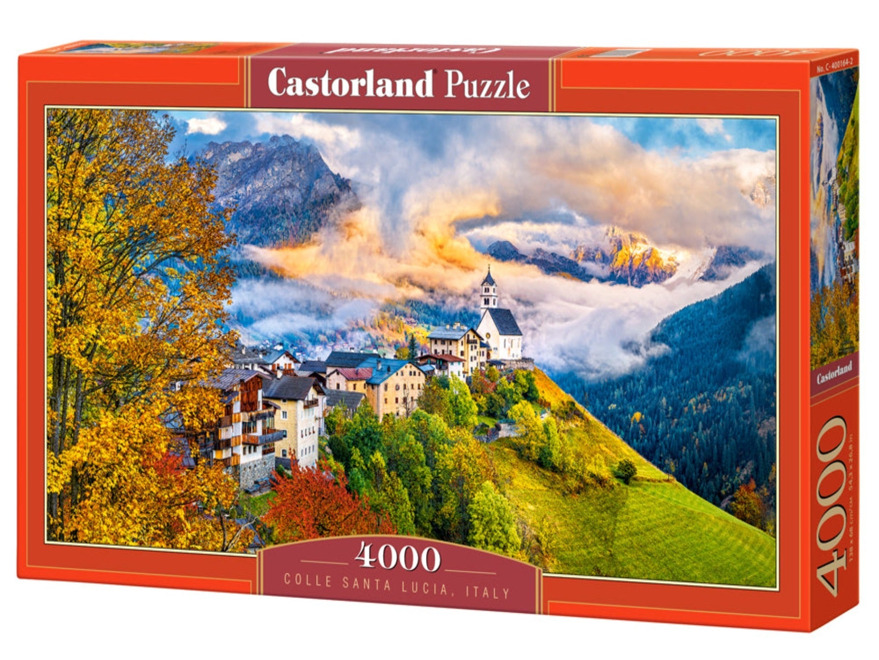 4000 Piece Jigsaw Puzzles, Colle Santa Lucia, Italy, Mountain Landscape, Adult Puzzles, Castorland C - 400164 - 2 - Bridge Toys - Premium Jigsaw Puzzles - Little Red General Store