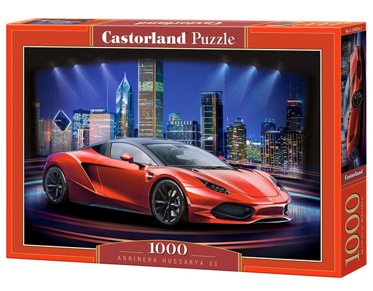1000 Piece Jigsaw Puzzle, Arrinera Hussarya 33, Sport car, Mobility, Fast car, Adult Puzzle, Castorland C - 104024 - 2 - Bridge Toys - Premium Jigsaw Puzzles - Little Red General Store