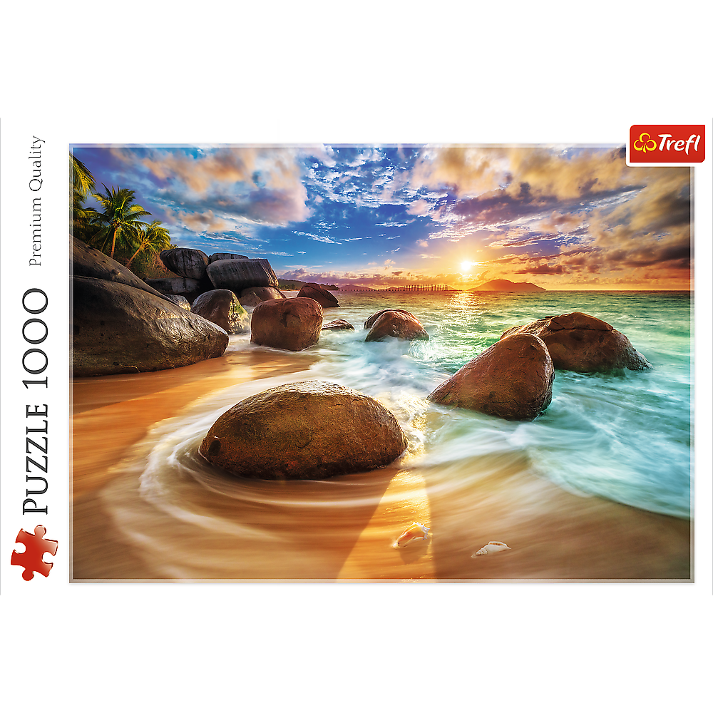 1000 Piece Jigsaw Puzzles, Samudra Beach, Puzzles of India, Paradise Puzzles, Adult Puzzles, Trefl 10461 - Bridge Toys - Premium Jigsaw Puzzles - Little Red General Store