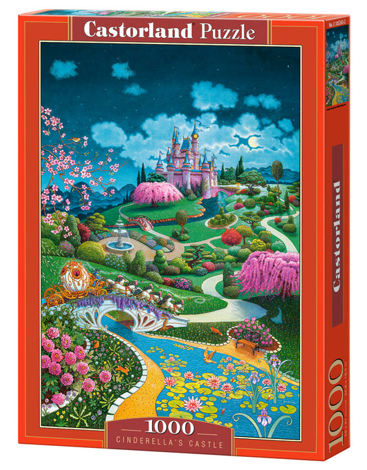 1000 Piece Jigsaw Puzzle, Cinderella's Castle, Fairytale scenery, Adult Puzzle, Castorland C - 105243 - 2 - Bridge Toys - Premium Jigsaw Puzzles - Little Red General Store