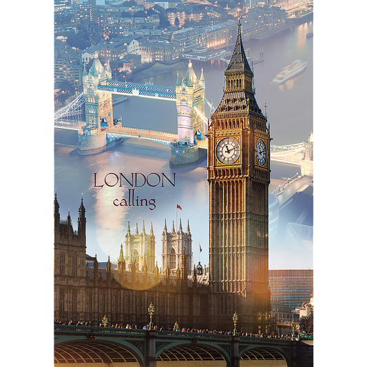1000 Piece Jigsaw Puzzles, London at Dawn, Puzzle of England with Big Ben and Tower Bridge, Adult Puzzles, Trefl 10395 - Bridge Toys - Premium Jigsaw Puzzles - Little Red General Store