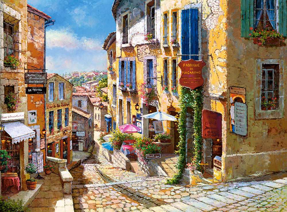 2000 Piece Jigsaw Puzzle, Saint Emilion, France, Puzzle of France, village, Adult Puzzles, Castorland C - 200740 - 2 - Bridge Toys - Premium Jigsaw Puzzles - Little Red General Store