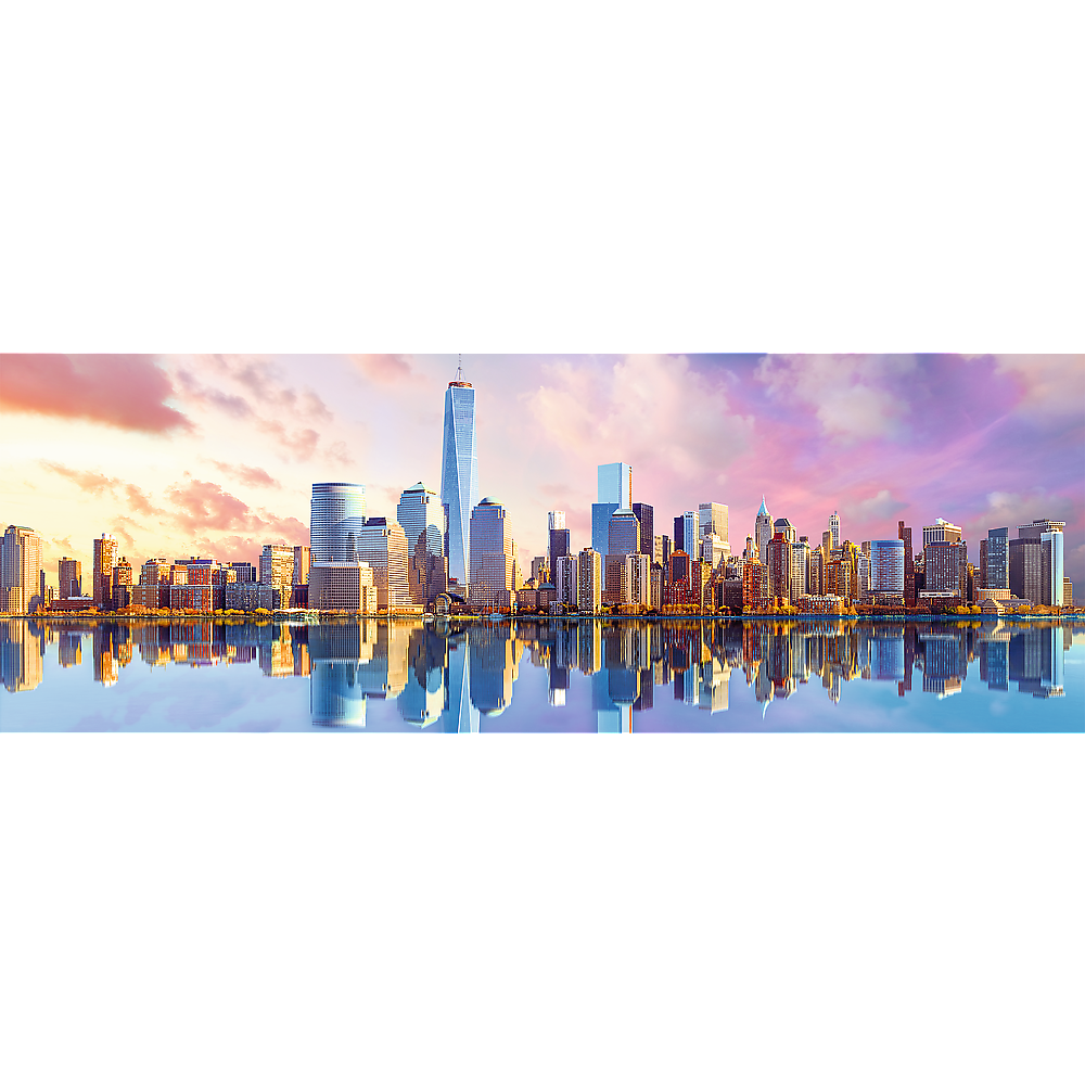 Panorama 1000 Piece Jigsaw Puzzles, Manhattan, New York, USA, Puzzle of New York with City Skyline, Adult Puzzles, Trefl 29033 - Bridge Toys - Premium Jigsaw Puzzles - Little Red General Store