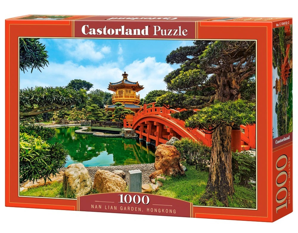 1000 Piece Jigsaw Puzzle, Nan Lian Garden, Hongkong, Chinese garden, Temple, Chinese puzzles, Adult Puzzle, Castorland C - 104932 - 2 - Bridge Toys - Premium Jigsaw Puzzles - Little Red General Store