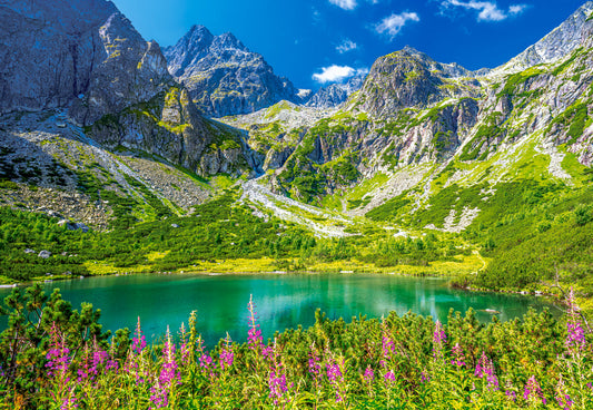 1000 Piece Jigsaw Puzzle, Zelene Pleso, Tatras, Slovakia, Mountains landscape, Nature puzzles, Adult Puzzle, Castorland C - 105267 - 2 - Bridge Toys - Premium Jigsaw Puzzles - Little Red General Store