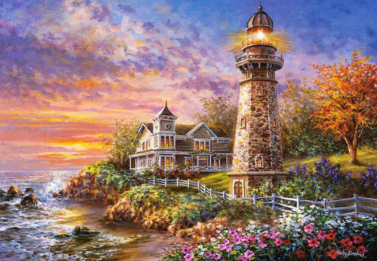 1500 Piece Jigsaw Puzzle, Majestic Guardian, Lighthouse, Seaview, Seashore, Adult Puzzles, Castorland C - 151790 - 2 - Bridge Toys - Premium Jigsaw Puzzles - Little Red General Store