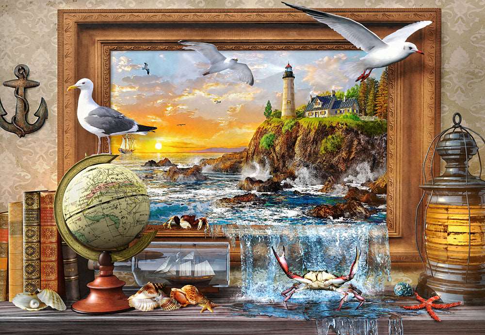 1000 Piece Jigsaw Puzzle, Marine to Life, Adult Puzzle, Castorland C - 104581 - 2 - Bridge Toys - Premium Jigsaw Puzzles - Little Red General Store