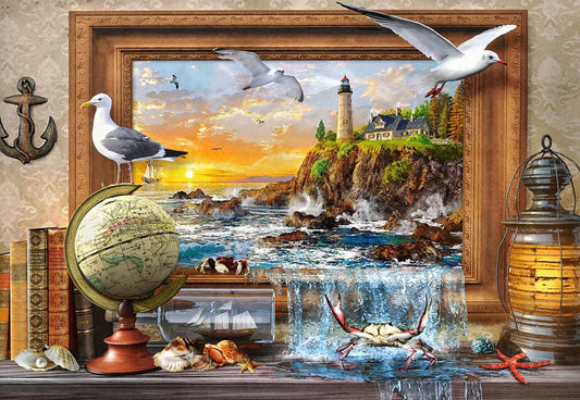 1000 Piece Jigsaw Puzzle, Marine to Life, Adult Puzzle, Castorland C - 104581 - 2 - Bridge Toys - Premium Jigsaw Puzzles - Little Red General Store
