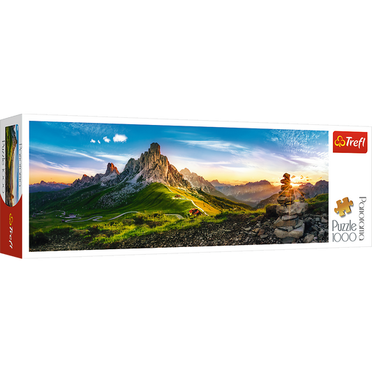 Panorama 1000 Piece Jigsaw Puzzles, Passo Di Giau, Dolomite Mountains, Puzzle of Italy, Adult Puzzles, Trefl 29038 - Bridge Toys - Premium Jigsaw Puzzles - Little Red General Store