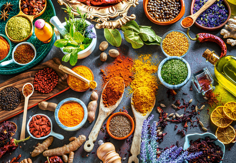 1000 Piece Jigsaw Puzzle, Colors of Spices, Food puzzles, Variety of colors, Culinary - themed puzzle, Adult Puzzle, Castorland C - 105328 - 2 - Bridge Toys - Premium Jigsaw Puzzles - Little Red General Store