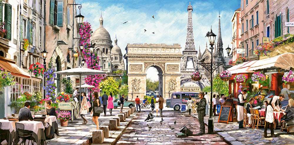 4000 Piece Jigsaw Puzzle, Essence of Paris, France, Eiffel Tower, Iconic Monuments, Adult Puzzles, Castorland C - 400294 - 2 - Bridge Toys - Premium Jigsaw Puzzles - Little Red General Store