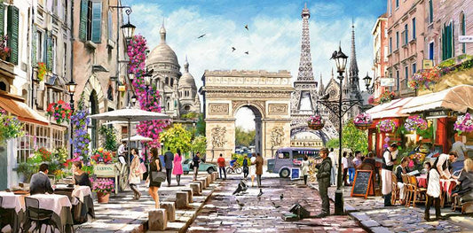 4000 Piece Jigsaw Puzzle, Essence of Paris, France, Eiffel Tower, Iconic Monuments, Adult Puzzles, Castorland C - 400294 - 2 - Bridge Toys - Premium Jigsaw Puzzles - Little Red General Store