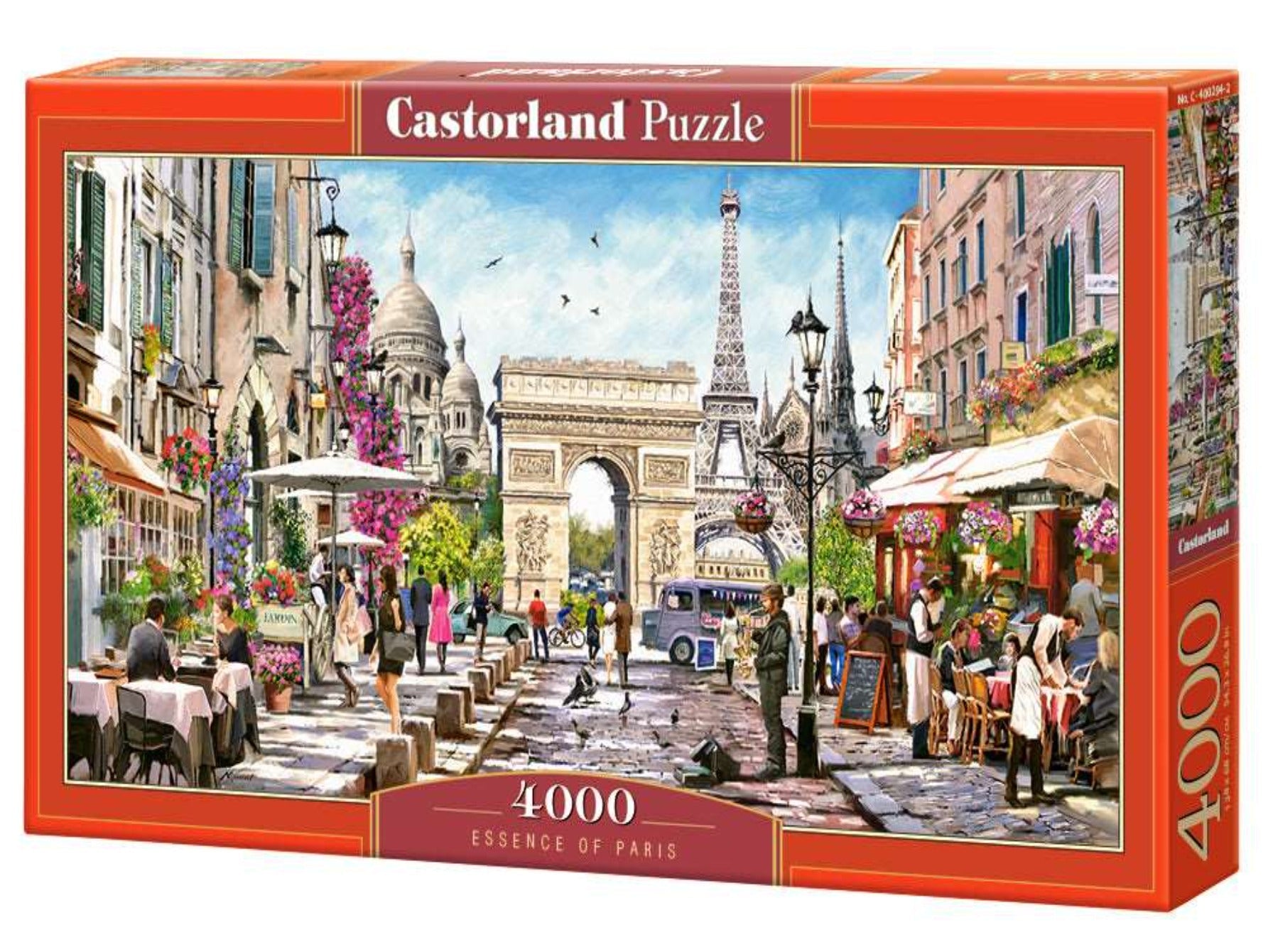 4000 Piece Jigsaw Puzzle, Essence of Paris, France, Eiffel Tower, Iconic Monuments, Adult Puzzles, Castorland C - 400294 - 2 - Bridge Toys - Premium Jigsaw Puzzles - Little Red General Store