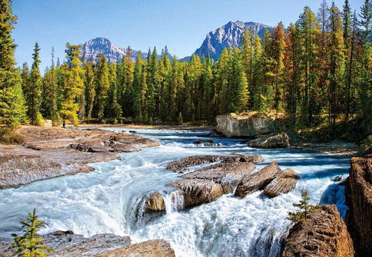 1500 Piece Jigsaw Puzzle, Athabasca River, Jasper National Park, Canada, Mountains and River, Adult Puzzles, Castorland C - 150762 - 2 - Bridge Toys - Premium Jigsaw Puzzles - Little Red General Store
