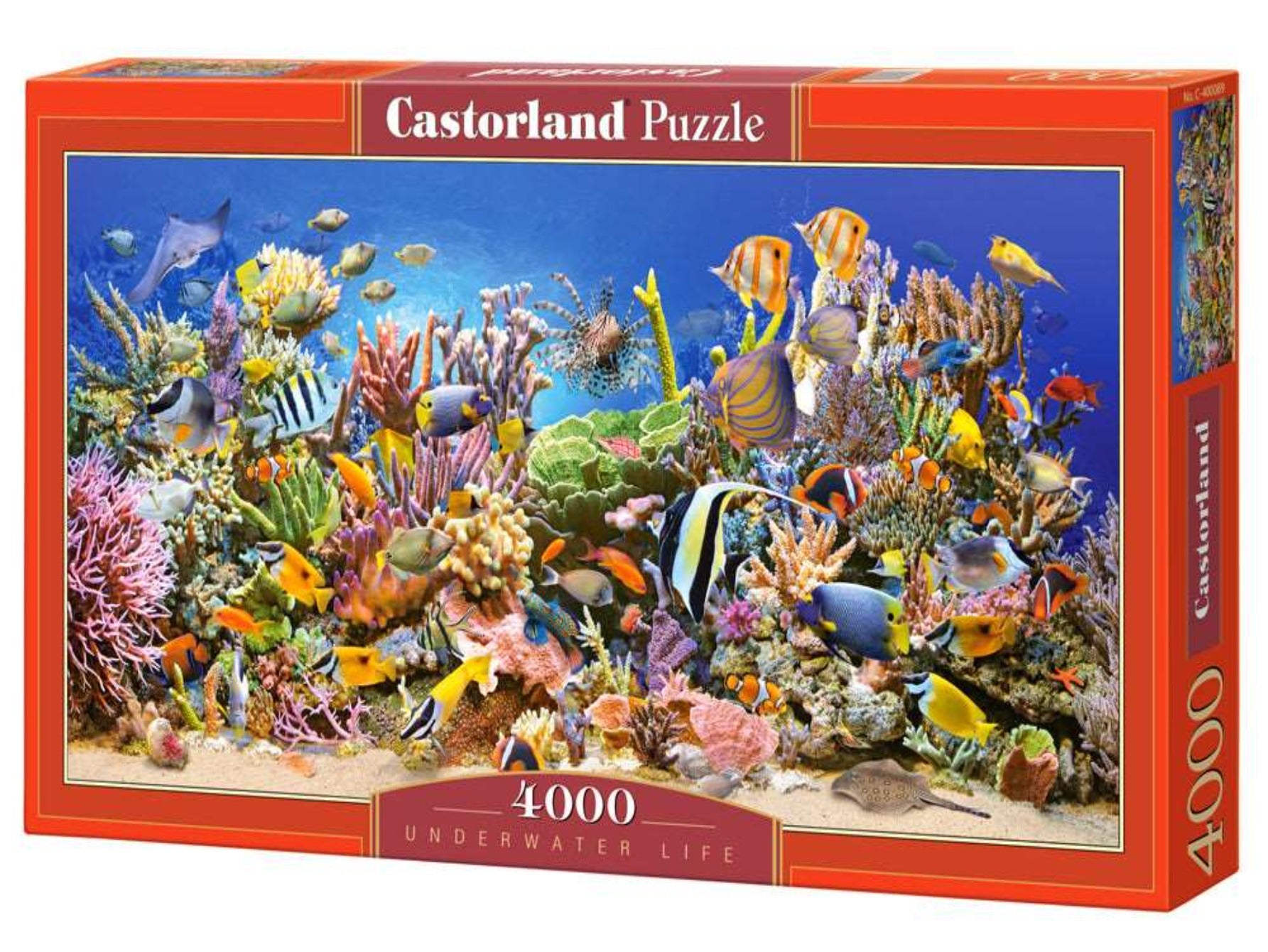 4000 Piece Jigsaw Puzzle, Underwater life, Sealife, Ocean, Adult Puzzles, Castorland C - 400089 - 2 - Bridge Toys - Premium Jigsaw Puzzles - Little Red General Store