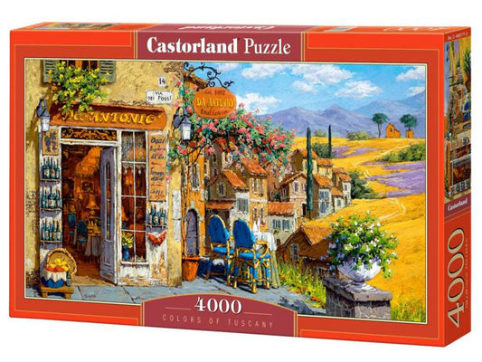 4000 Piece Jigsaw Puzzle, Colors of Tuscany, Landscape, Italy, Adult Puzzles, Castorland C - 400171 - 2 - Bridge Toys - Premium Jigsaw Puzzles - Little Red General Store