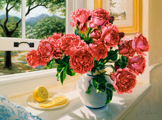 3000 Piece Jigsaw Puzzle, Summer Reminiscence, Still nature puzzle, Flowers in a vase, Adult Puzzle, Castorland C - 300631 - 2 - Bridge Toys - Premium Jigsaw Puzzles - Little Red General Store