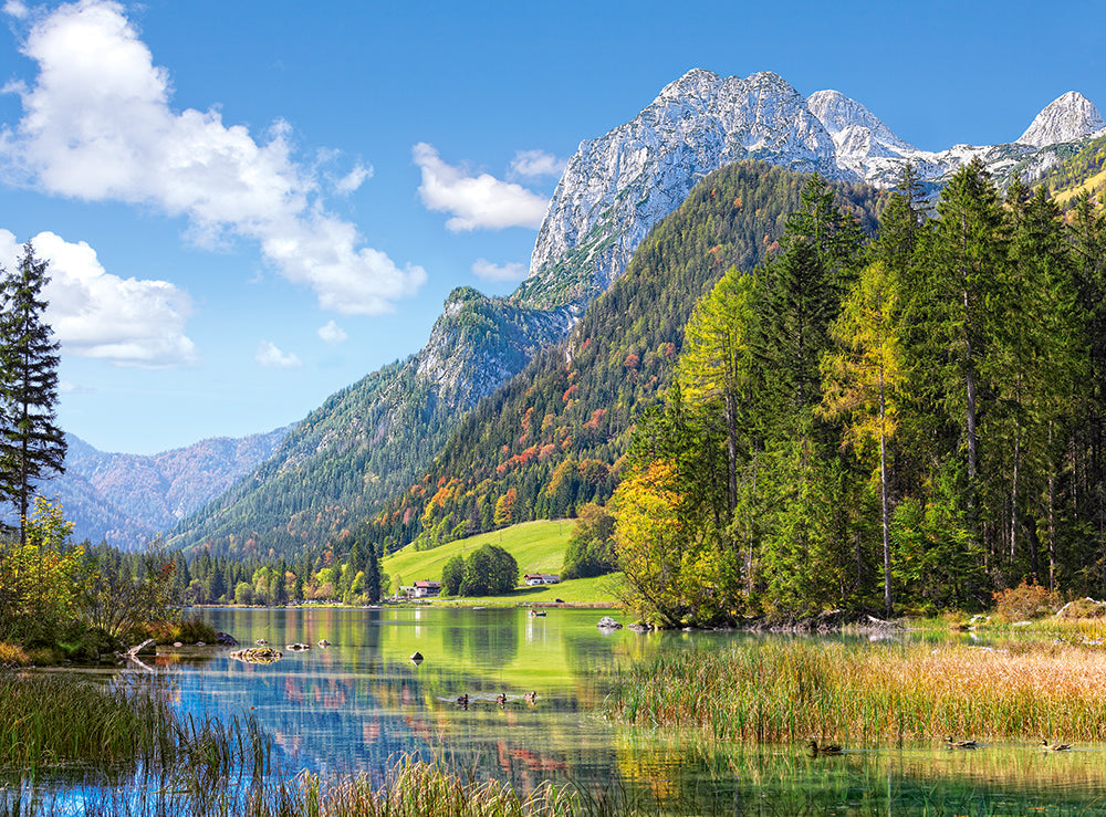 2000 Piece Jigsaw Puzzles, Mountain Refuge in the Alps, Germany, Idyllic Landscape, Tyrolean Alps, Adult Puzzles, Castorland C - 200832 - 2 - Bridge Toys - Premium Jigsaw Puzzles - Little Red General Store