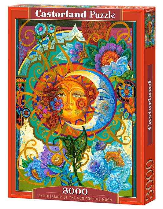 3000 Piece Jigsaw Puzzle, Partnership of the Sun and the Moon, Art. Puzzle, Adult Puzzle, Castorland C - 300679 - 2 - Bridge Toys - Premium Jigsaw Puzzles - Little Red General Store