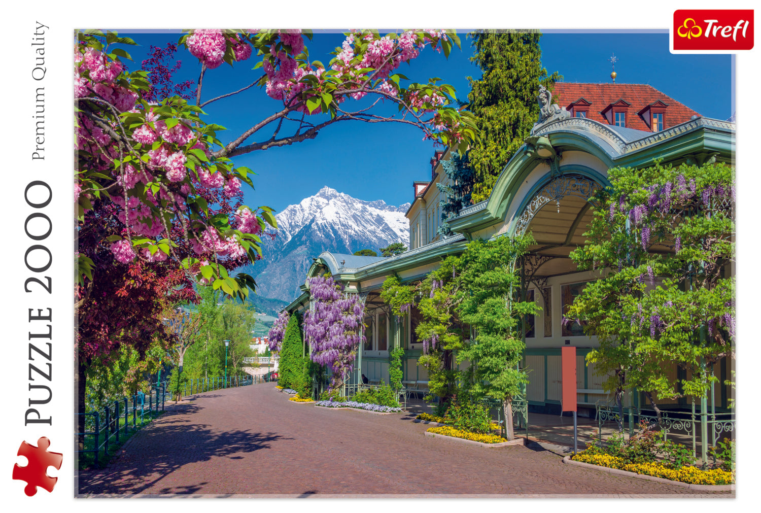 2000 Piece Jigsaw Puzzles, Merano, Italy, Landscape Puzzle of Italy with Mountains, Adult Puzzles, Trefl 27115 - Bridge Toys - Premium Jigsaw Puzzles - Little Red General Store