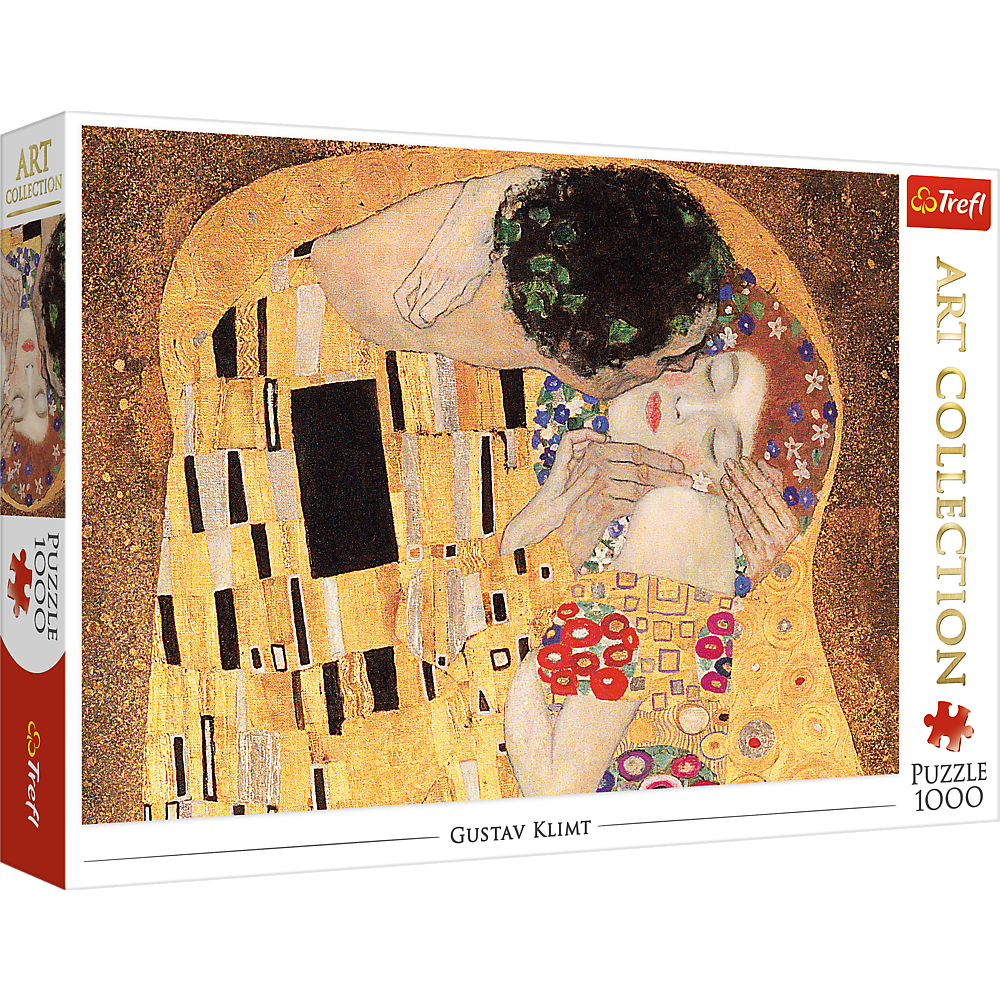 1000 Piece Jigsaw Puzzles, The Kiss by Gustav Klimt, Art Nouveau, Puzzle Art, Adult Puzzles, Trefl 10559 - Bridge Toys - Premium Jigsaw Puzzles - Little Red General Store