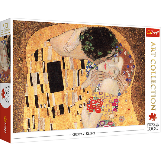 1000 Piece Jigsaw Puzzles, The Kiss by Gustav Klimt, Art Nouveau, Puzzle Art, Adult Puzzles, Trefl 10559 - Bridge Toys - Premium Jigsaw Puzzles - Little Red General Store