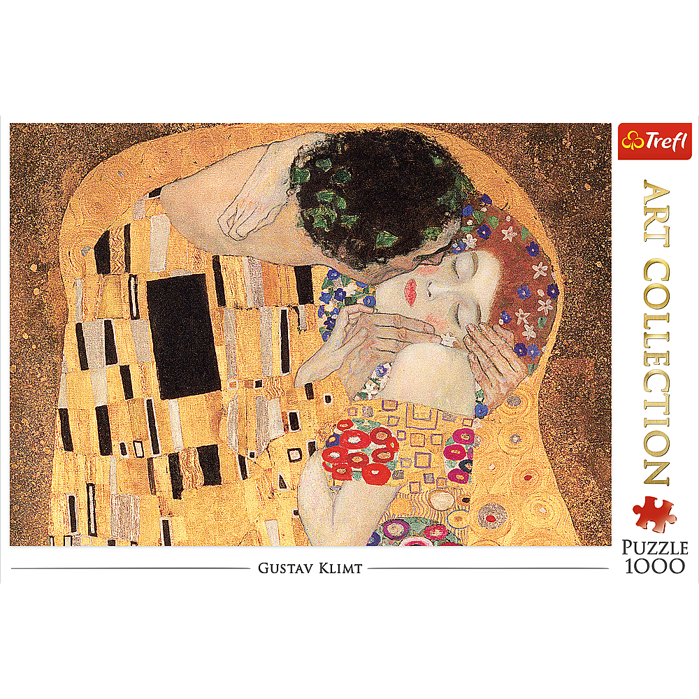 1000 Piece Jigsaw Puzzles, The Kiss by Gustav Klimt, Art Nouveau, Puzzle Art, Adult Puzzles, Trefl 10559 - Bridge Toys - Premium Jigsaw Puzzles - Little Red General Store