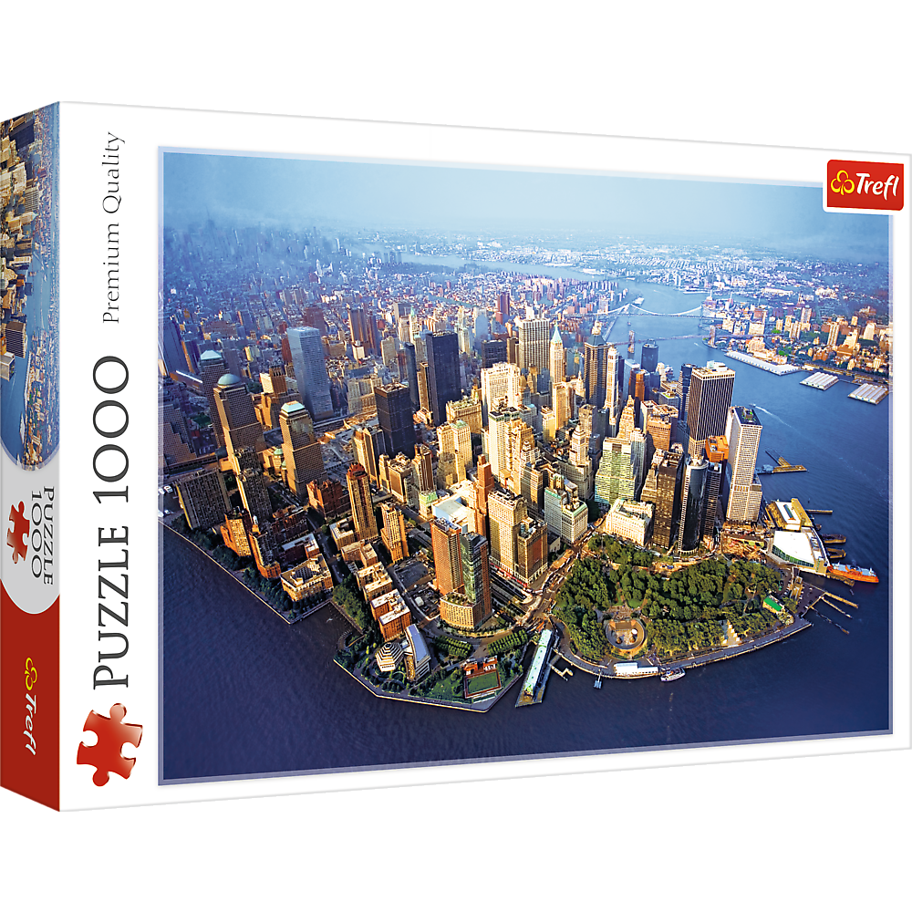 1000 Piece Jigsaw Puzzles, New York, NYC Puzzle with City Skyline and Aerial View, Puzzle of USA, Adult Puzzles, Trefl 10222 - Bridge Toys - Premium Jigsaw Puzzles - Little Red General Store