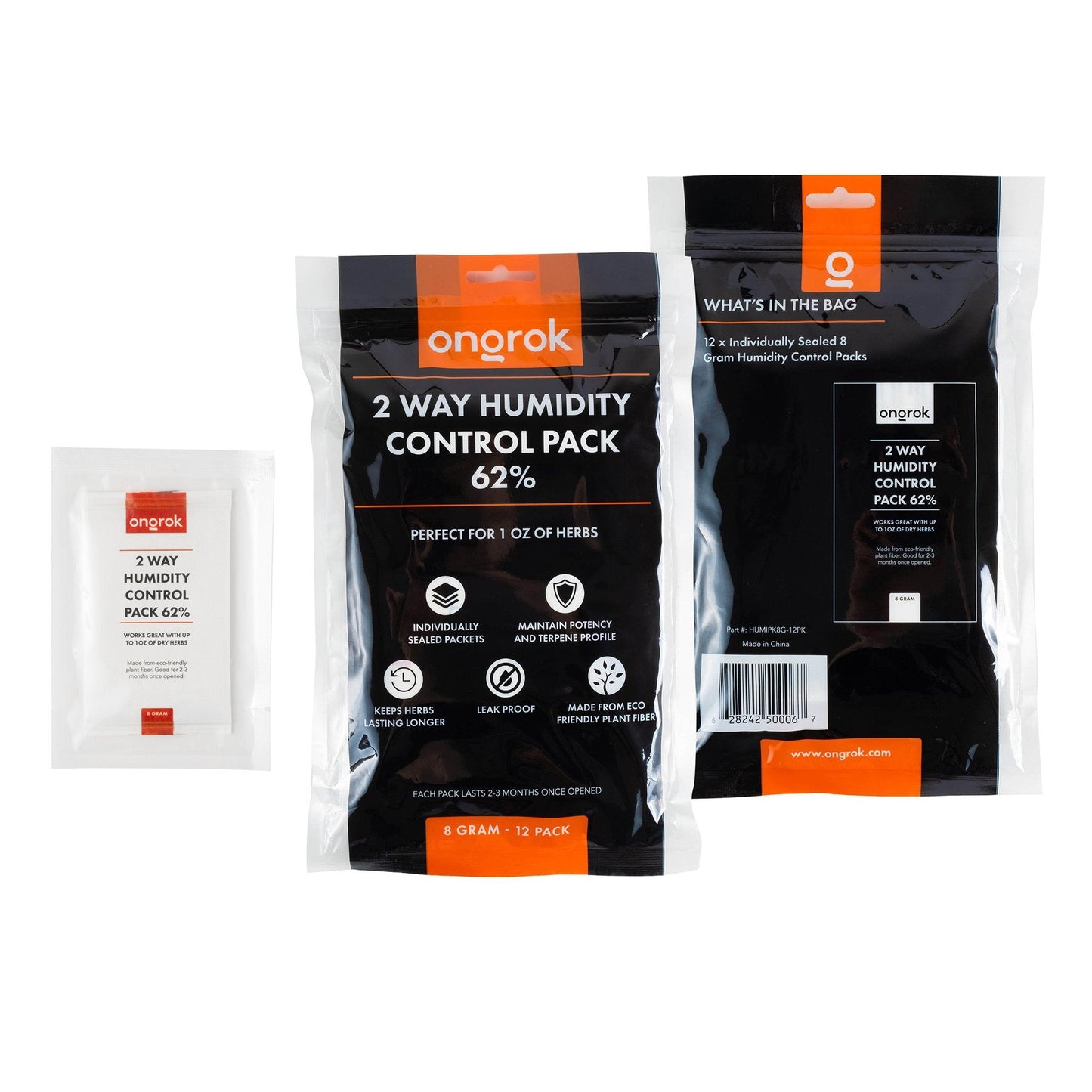 Ongrok 2 - Way 62% Humidity Packs | 3 sizes (Small, Medium, Large) - BuddyBrands - Little Red General Store