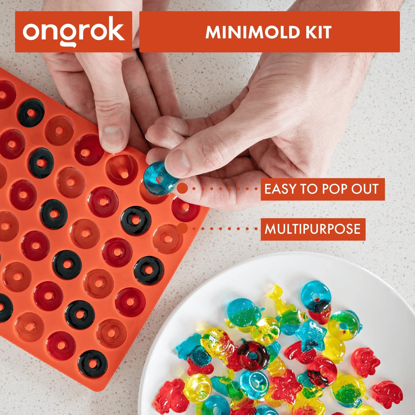 Ongrok Silicone Gummy Molds with Droppers - BuddyBrands - Little Red General Store